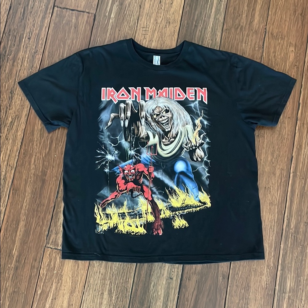 Iron Maiden Black Graphic T-shirt, Legacy of the Beast World Tour 2019